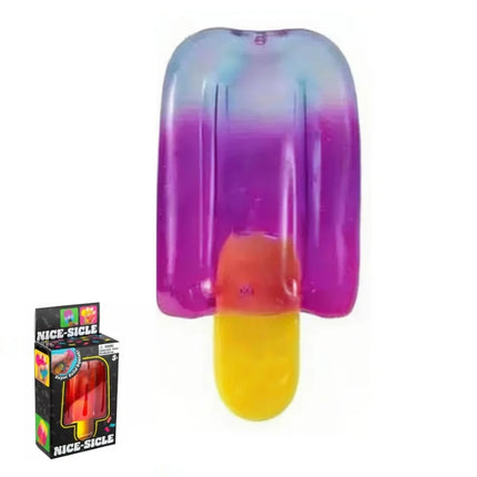 Schylling NeeDoh Complete Fidget Toy Super , Popsicle/Jellyfish/Ice Cube/Fuzz Ball Slow‑Rebound Squish Toys for Kids & Adults