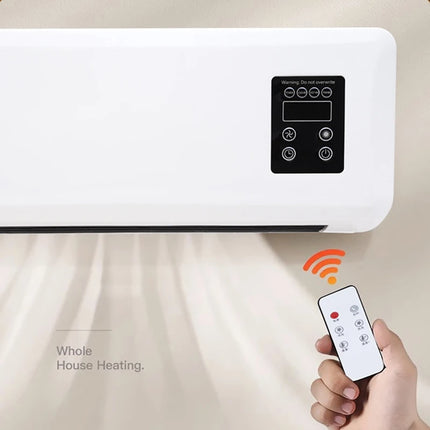 1500W Portable Ductless Air Conditioner Wall-mounted Air Conditioner Natural Wind Fan and Heater RV Air Conditioner Fan Heater