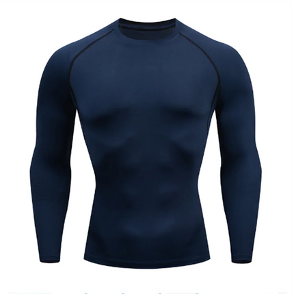 2026 Men Running T shirt Quick Dry Bodybuilding Sport Shirt Long Sleeve Compression Top Fitness Tight Rashgard Gym T-Shirt Men