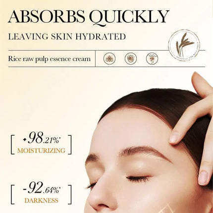 BIOAOUA Rice deep Moisturizing Essence Cream brightning hydrating face cream firming Rejuvenating Cream skin care for women
