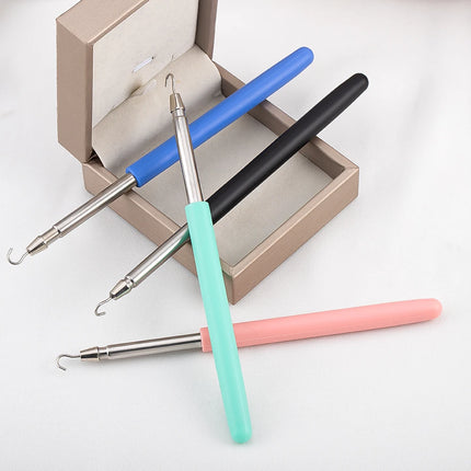 1P Help Wear Bracelet Tool Partner Jewelry Helper Fastening Aid Quickly Unfasten Hooking Equipment Plier Clasps Tie Zipper Craft