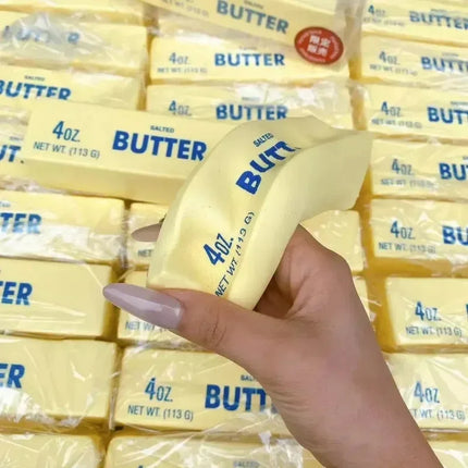 Soft Slow Rebound Butter Stick Squeezing toy Realistic Butter Sticks Decompression Fidget Toy for Adults Kids Anxiety Relief