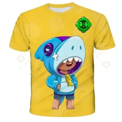 Japanese Anime Games T Shirt Women Men Kids Pullover Stars Gamer Mico Kit Larry & Lawrie Costume Clothing Age 4 7 8 10 11 12 13
