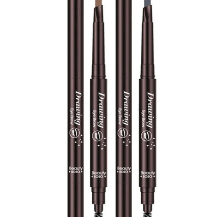 Double Ended Eyebrow Pencil Waterproof Long Lasting Eyebrow Enhancers Eye Makeup Cosmetic Tools with Brush Brow Extension Pencil
