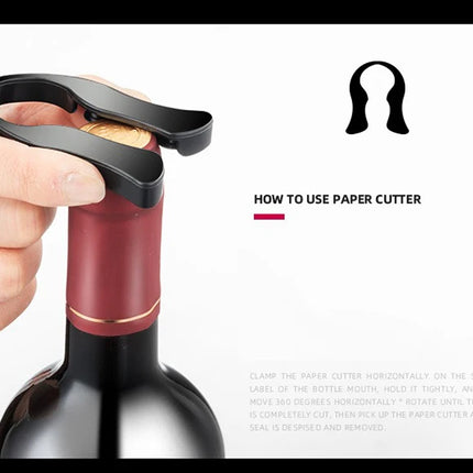 Hand Movement Bottle Opener Classic And Practical Stainless Steel Wine Opener Portable Wine Cork Remover Kitchen Gadgets