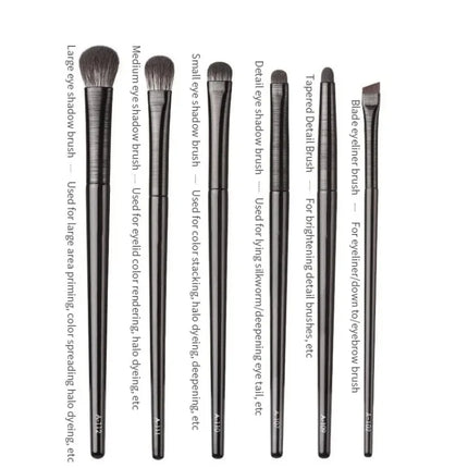 5/6PCS Professional Eyeshadow Brush Set Soft Contouring Eyeliner Eyebrow Makeup Brushes for Women Cosmetic Beauty Tools Kit