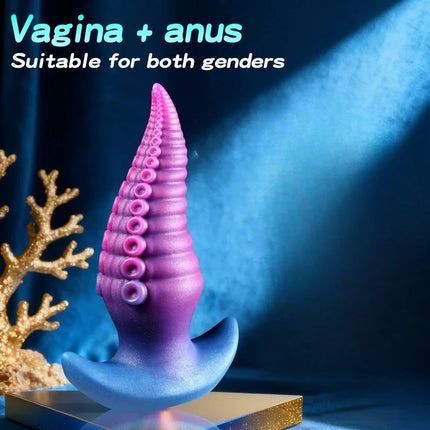 Wearable Anal Plug Octopus Dildo G-Spot Stimulation Wear Butt Plug Fake Dildo Mini Buttplug Analplug For Women Men