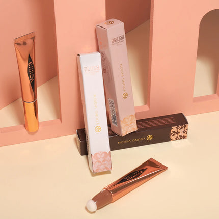 6-colour cushion cotton blush, skin-friendly highlighter that is not irritating, blends naturally without clumping.