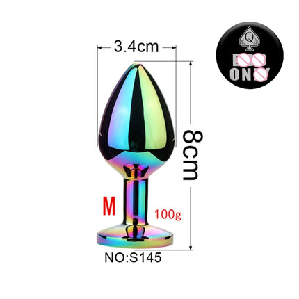 Spades Q Metal Anal Plug Fetish Butt Plug Fantasy Adult Game Prostate Massage Masturbator Anal SM Stimulation Adult Sex Toys 18+