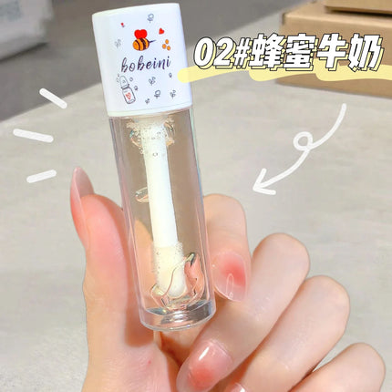 3pcs Moisturizing Lip Oil, Nourishing Brightening Lip Oil Style Care Lip Oil Moisturizing Hydrating Lip Balm,  Lip Moisturizer