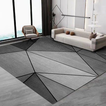 VIKAMA Nordic Minimalist Living Room Carpet, Easy-To-Clean Sofa and Coffee Table Pad, Bedroom Full Carpeting, Home Decoration