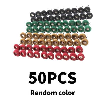 200/100/50PCS Dental Polishing Brush Double Layer Polish Wheel Teeth Polisher Rubber Nylon Alumina Odontologia Rotating Tool