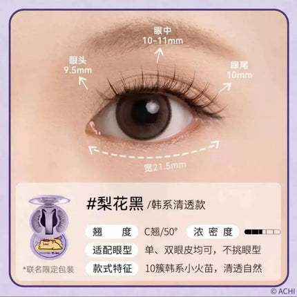 WOSADO High-end Magnetic Eyelashes Magnifying Eyes No Adhesive Reusable Magnetic False Eyelashes Clip Tweezers No Glue Needed