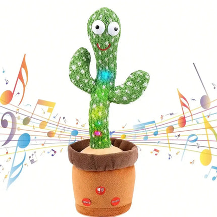 New Dancing Talking Cactus Toys For Baby Boys And Girls, Singing Mimicking Recording Repeating What You Say Sunny Cactus Up Plus