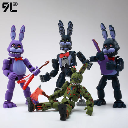 9L3D Dummy13 Horror Game Figure Realistic Anime Model Toys Articulated Joints Classic Collectible Desktop Ornament Surprise Gift