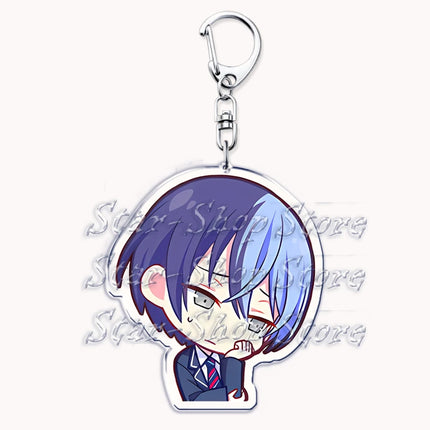 VIRTUAL SINGER Wonderlands Showtime Keychains Keyrings for Accessories Touya Emu Rui Akito Tsukasa Key Chain Jewelry Fans Gifts