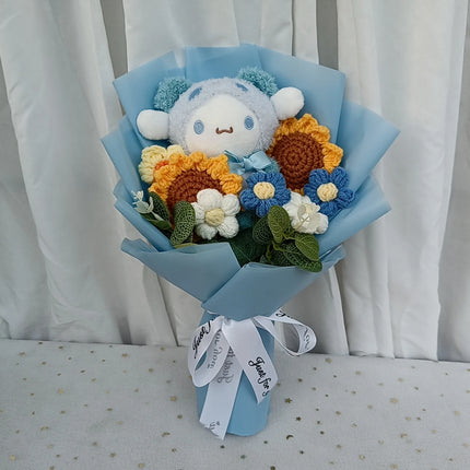 Graduation Gift Kuromi Hello Kitty Bouquet My Melody Cinnamoroll With Sunflower Christmas Valentine's Day Birthday Gift