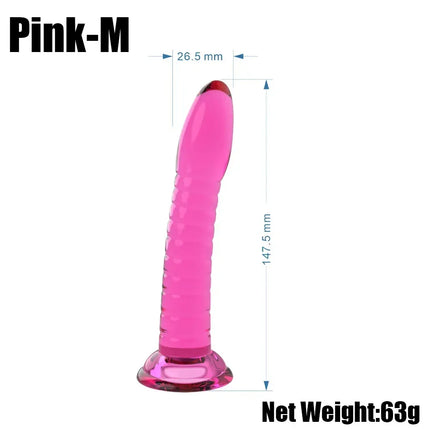 Soft Realistic Anal Dildo Butt Plug Prostate Massager Adult Gay Anal Beads Stimulation G-spot Clitoral Sex Toys for Men Women