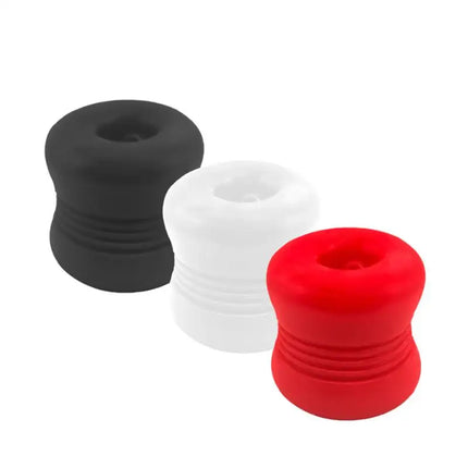 1Pcs Portable Male Silicone Pocket Stroker Cup Flexible Ribbed Outer Design Compact Reusable Personal Pleasure Toy For Travel