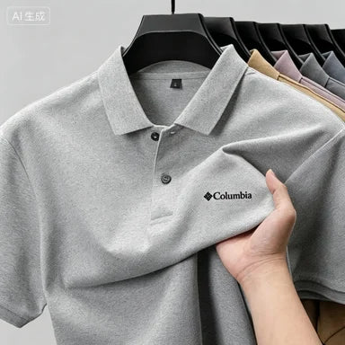Summer Men's  Luxury Short SleevePrint  Polo Shirt Exquisite   Casual Comfortable T-Shirt Design