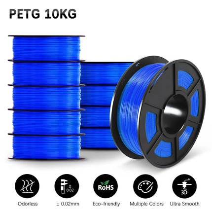 SUNLU 3D Filament PLA/PLA META/PETG/ABS/TPU/PLA MATTE 1.75mm 10Roll 1KG/0.5KG 3D Printer Filament for 3D Printer