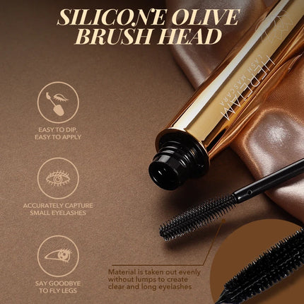 IMAGIC Mascara 4D Black Silk Fiber Long-lasting Waterproof Volume Lengthening Eyelashes Natural Curling Makeup Korean Cosmetics