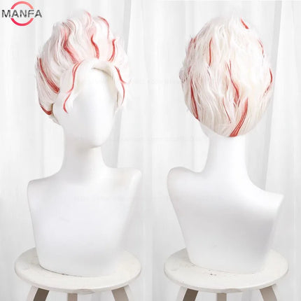 High Quality Momo Ayase Ekalun  Cosplay Wig Anime Dandadan Cosplay Short Brown Heat Resistant  Hair Anime Cosplay Wigs + Wig Cap