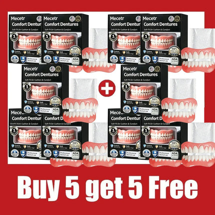 Adult Adjustable Dentures Teeth Set Fake Teeth Portable Wholesale full mouth denture sample models and elderly full mouth