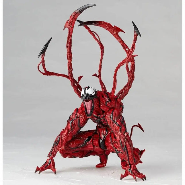 AMAZING YAMAGUCHI Carnage Venom Spider-Man Marvel Legends Action Figure Joint Movable Change Face Statue Model Kids' Toy Gift