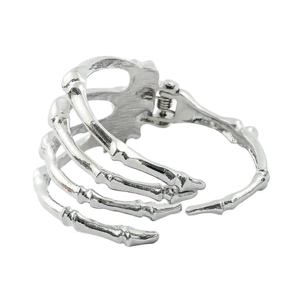 Punk Hip Hop Skeleton Paw Bangle Creativity Personality Jewelry for Horror Cosplay Props Accessories Mischief Gifts for Friends