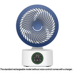 Blue fan frame