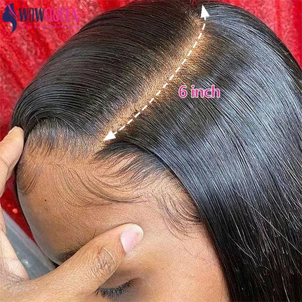 Straight 5x5 6x6 Transparent Swiss Lace Closure 100% Brazilian Human Hair Natural Hairline Lace Closure Only Melt Skins