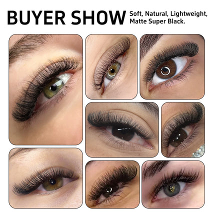 LAKANAKU W Clover Eyelashes Extension Cilios extensiones de pestañas YY/4D/5D/6D/7D/8D Premade Fans Eyelash Extensions Volume