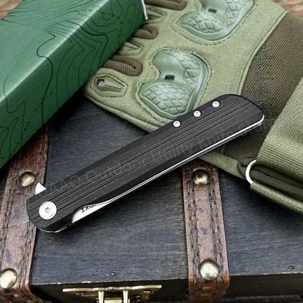 3810 Mini Folding Knife 8CR13MOV Blade G10 Handle EDC Camping Knife Survival Adventure Knife Outdoor Portable Pocket Knife
