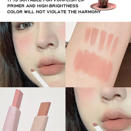 Nude Lip Liner Gege Bear Matte Velvet Lip Liner Pencil Long-lasting Waterproof Draw Lip Line Pen