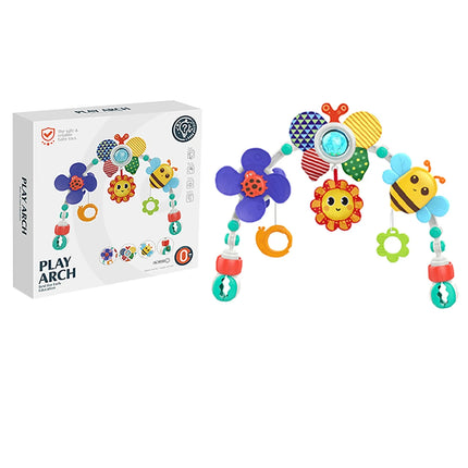Baby Stroller Arch Toys Bouncer Toy Pram Activity Arch Toys Fine Motor Skills Toys Sensory Development Arch Baby Car Seat Toys