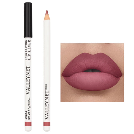 6pcs/Set Lip Liner Set Eyeliner Set Lip Combo Long lasting Matte Waterproof Lipstick Lip Liner Lipstick Lip Makeup