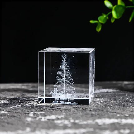 Creative 4cm Rain Clouds Raindrop Cloud Square Crystal Ornaments Heart Shape Home Office Decor Birthday Valentine's Day Gifts
