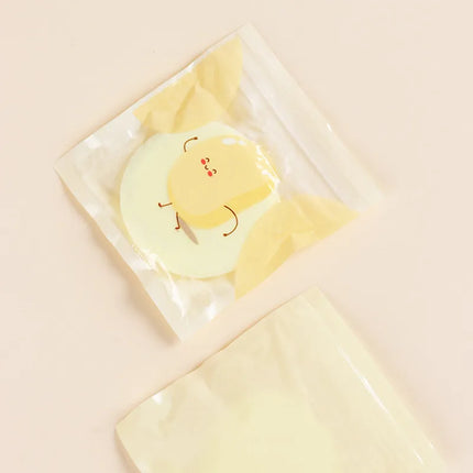 Yaozhi 3pcs Cosmetic Makeup Puff I'm Pineapple Pie Air Cushion Soft Blender Sponge Dry Wet Foundation Smooth Powder Makeup Tool