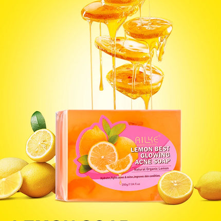 AILKE Natural Skin Brightening Set for All Skin Types, Cleaning, Dark Spots and Acne Removal, Boost Radiance, Organic, Vegan