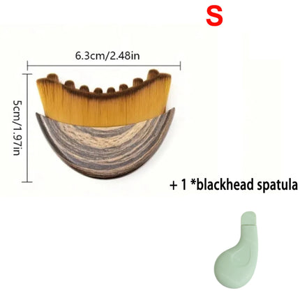 Lymphatic Contour Face Brush Face Ergonomically Designed Fit The Skin Precisely Blood Circulation Massage Tools Facial Massager
