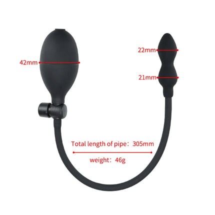 2 IN 1 Inflatable Anal Plug Expandable Dildo Pump Butt Plug Anal Dilator Bdsm Sex Toy Gay Prostate Massage For Anus Enlargement