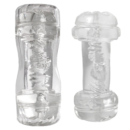 Male Masturbator Cup Soft Pussy Sex Toys Transparent Vagina Adult Endurance Exercise Sex Products Vacuum Pocket Cup for Men 18+