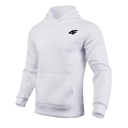 Men's hooded sweatshirt for all seasons; daily leisure, comfortable for outdoor, hooded jacket for gym; trendy men's clothing