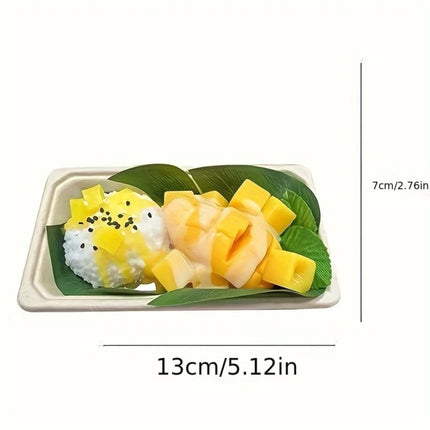 Food Play Simulation Food Squishy Squeeze Toys for Kids Food Sets TPR Decompressing Pinch Funny Toy Vent Stress Game Play Gifts