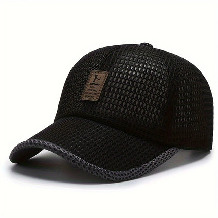 1 Fashionable and Breathable Baseball Cap for Couples, Quick-Drying Mesh Outdoor Sports Golf Sun Hat