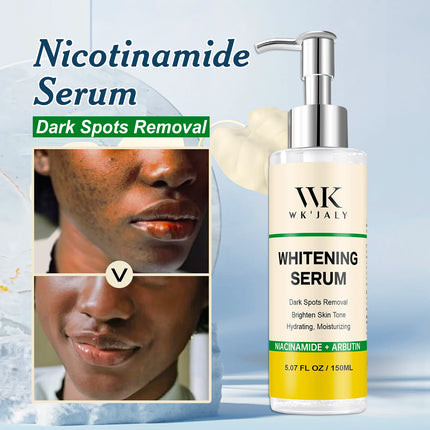 WK JALY Whitening, Black Spots Removal Serum, With Niacinamide, Arbutin, Remove Melanin, Freckles, Even Skin Tone, for All Skin