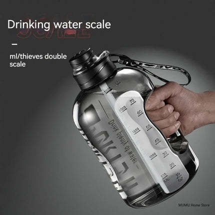 1.7L/2.7L/4L/5L Sports Water Bottle Gym Cycling Cup Portable Large Capacity Water Bottle For Fitness Camping Men Water Kellte