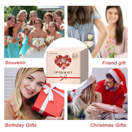 120pcs holiday gift box lipstick set moisturizing moisturizing and shiny Valentine's Day gift, luxury gift for women, and gift f