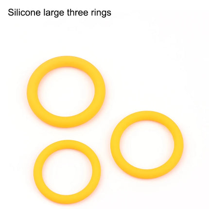 3/6Pcs Silicone Lock Ring for Men Ejaculation Delay Screw Eye Penis Ring Foreskin Hindrance Adult Sexual Health Product
